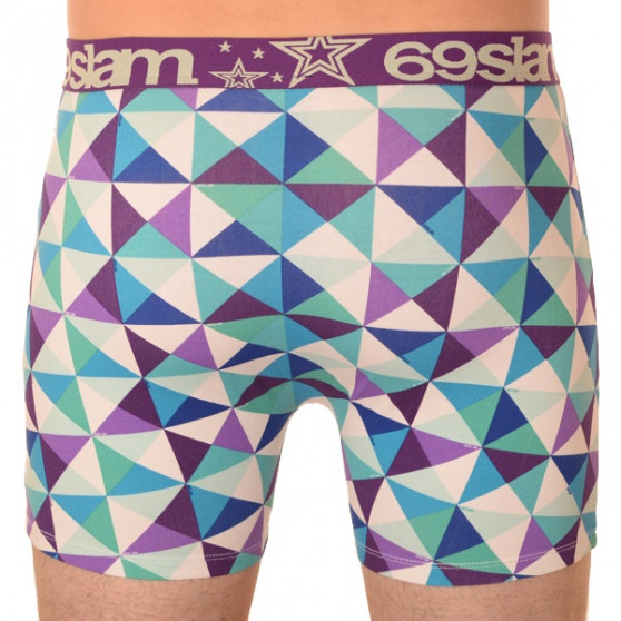 Boxershorts i bomull för män 69SLAM fit metric purple