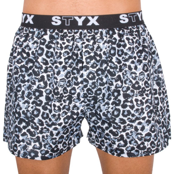 Boxershorts för herrar Styx art sports gummi cheetah (B551)