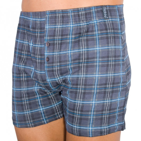 2PACKBoxershorts för herrar Molvy flerfärgad (KP-034-BBU)