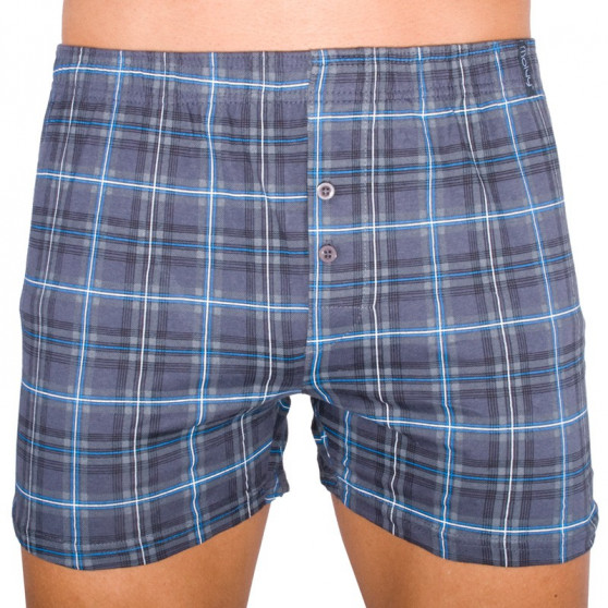 2PACKBoxershorts för herrar Molvy flerfärgad (KP-034-BBU)