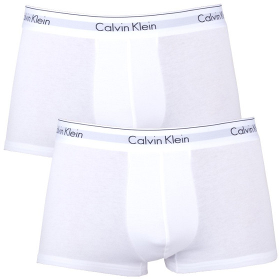 2PACK Boxershorts för herrar Calvin Klein vit (NB1086A-100)