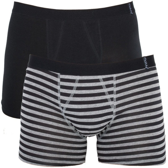 2PACK Boxershorts för herrar Molvy multicolour (KP-038-BEU)