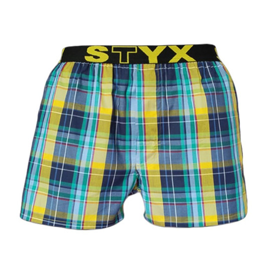 Boxershorts för herrar Styx sport elastisk flerfärgad (B514)