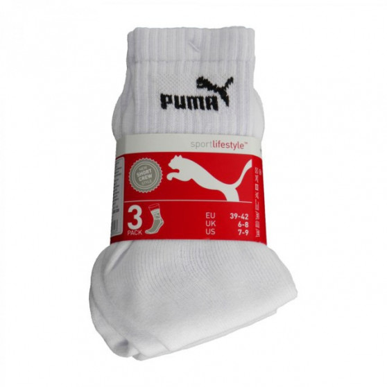 3PACK strumpor Puma vit (241005001 300)