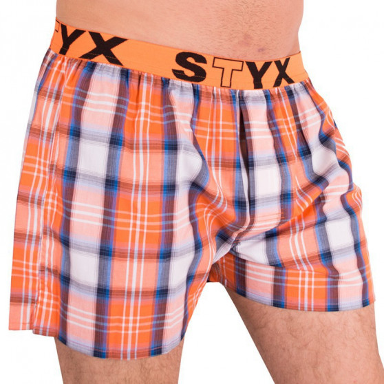 Boxershorts för herrar Styx sport elastisk flerfärgad (B601)