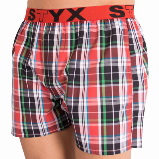 Boxershorts för herrar Styx sport elastisk flerfärgad (B617)