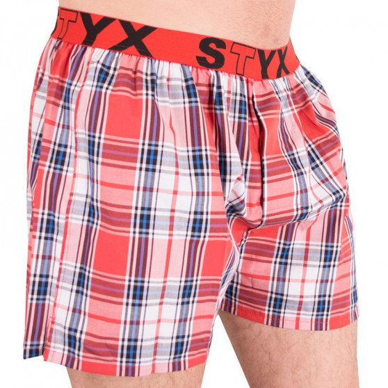 Boxershorts för herrar Styx sport elastisk flerfärgad (B602)