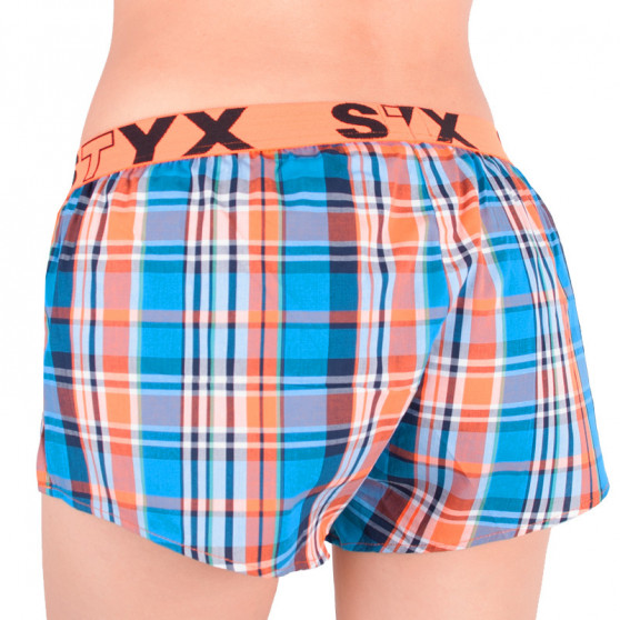 Damshorts Styx sport elastisk flerfärgad (T608)