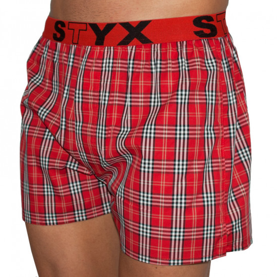 Boxershorts för herrar Styx sport elastisk flerfärgad (B524)