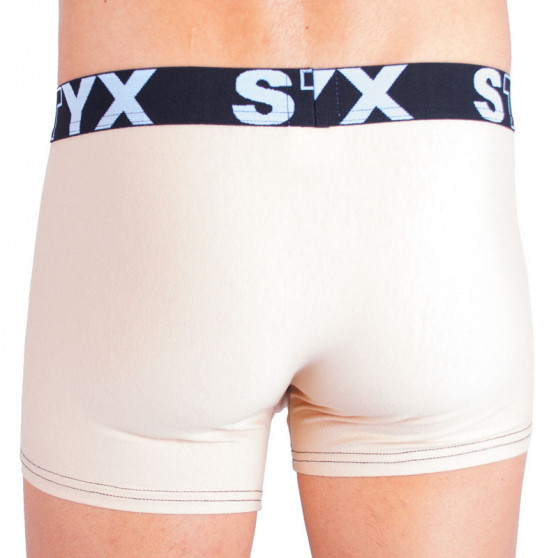 Boxershorts för män Styx sport elastisk beige (G3)