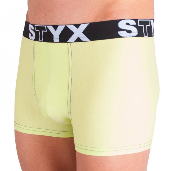 Boxershorts för män Styx sport gummi grönaktig (G4)