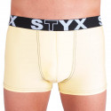 Boxershorts för män Styx sport elastisk ljusgul (G5)