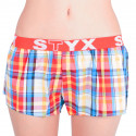 Damshorts Styx sport elastisk flerfärgad (T621)