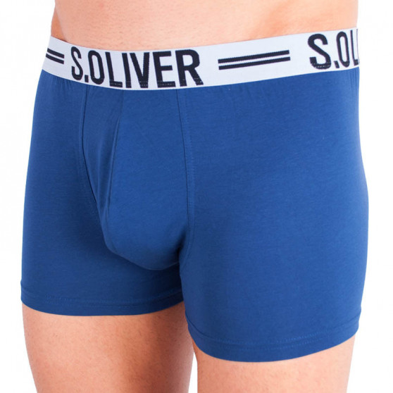 3PACK Boxershorts S.Oliver blå för herrar (26.899.97.4229.12C1)