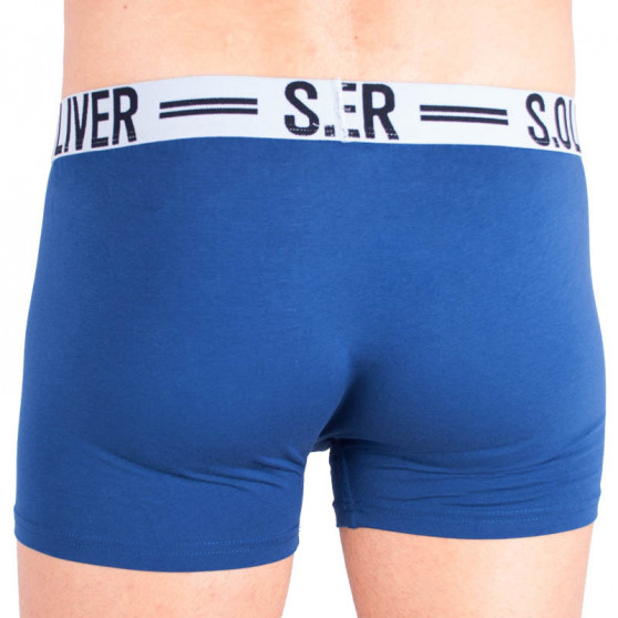 3PACK Boxershorts S.Oliver blå för herrar (26.899.97.4229.12C1)