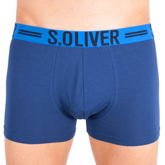 3PACK Boxershorts S.Oliver blå för herrar (26.899.97.4229.12C1)