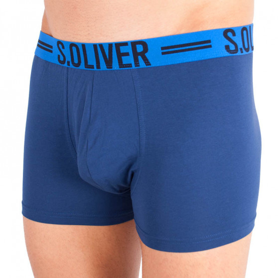 3PACK Boxershorts S.Oliver blå för herrar (26.899.97.4229.12C1)