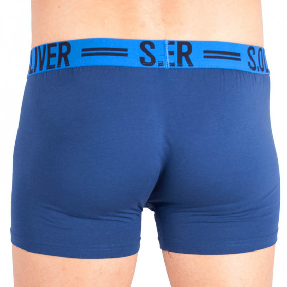 3PACK Boxershorts S.Oliver blå för herrar (26.899.97.4229.12C1)