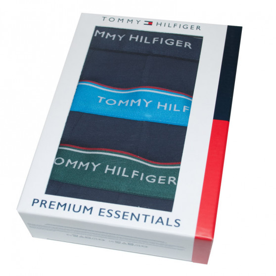 3PACK Boxershorts för herrar Tommy Hilfiger mörkblå (1U87903842 358)