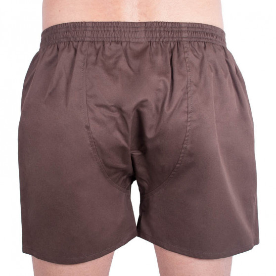 Boxershorts för herrar Infantia brun med tryck PTKG24