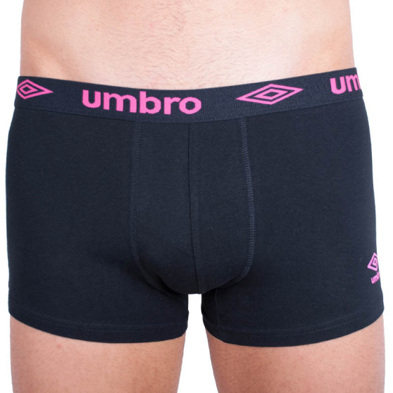 Boxershorts för herrar Umbro kort svart och rosa