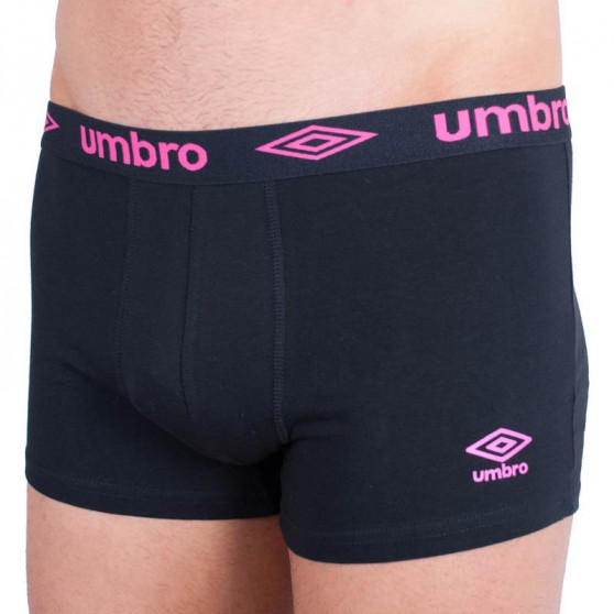 Boxershorts för herrar Umbro kort svart och rosa