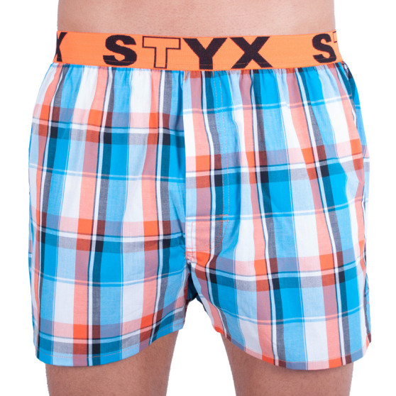 Boxershorts för herrar Styx sport elastisk flerfärgad (B631)