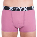 Boxershorts för män Styx sport elastiskt band rosa (G9)