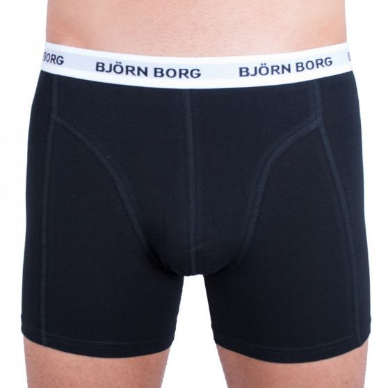 3PACK Boxershorts för herrar Bjorn Borg svart (9999-1028-90011)