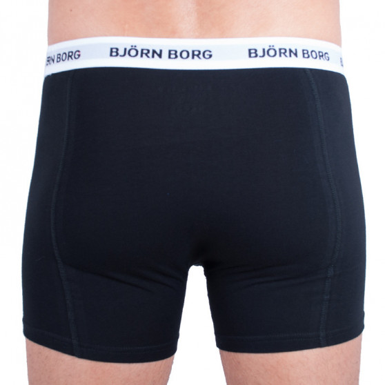 3PACK Boxershorts för herrar Bjorn Borg svart (9999-1028-90011)