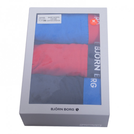 3PACK Boxershorts för herrar Bjorn Borg multicolour (9999-1028-71191)