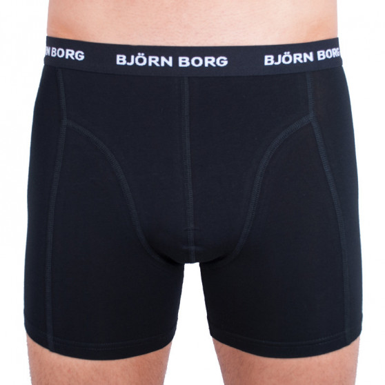 3PACK Boxershorts för herrar Bjorn Borg svart (9999-1024-90011)