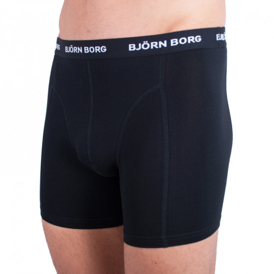 3PACK Boxershorts för herrar Bjorn Borg svart (9999-1024-90011)