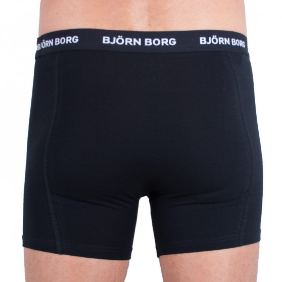 3PACK Boxershorts för herrar Bjorn Borg svart (9999-1024-90011)