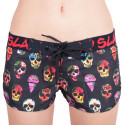 Badkläder för kvinnor 69SLAM shorts hibiscus skull svart