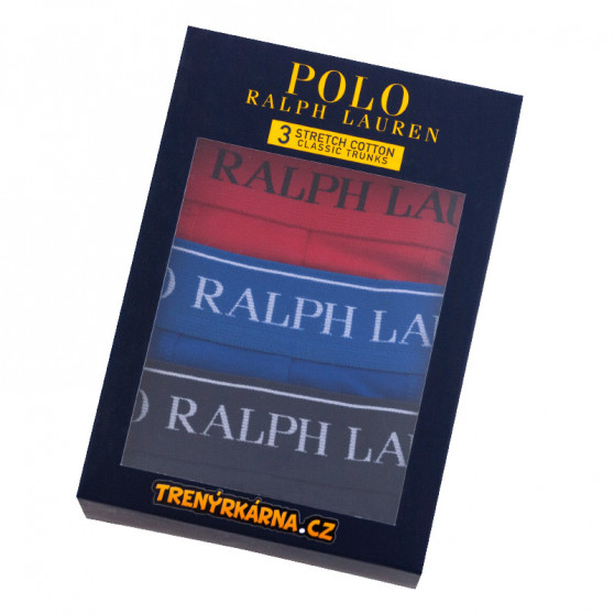 3PACK Boxershorts för herrar Ralph Lauren multicolour (714662050001)