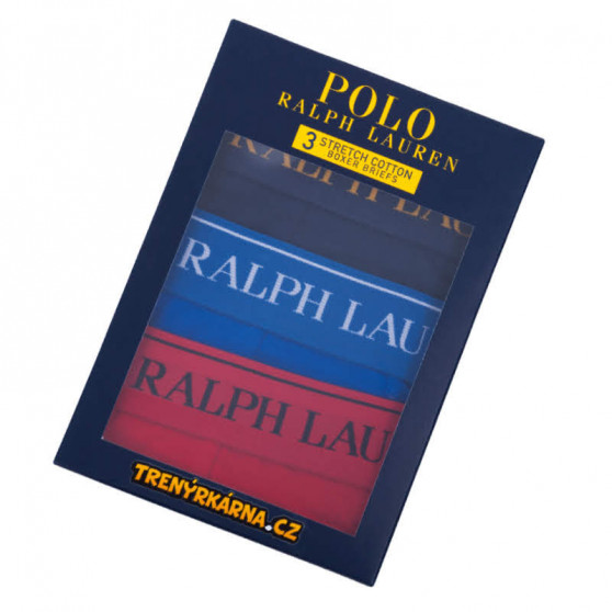 3PACK Boxershorts för herrar Ralph Lauren multicolour (714713772003)