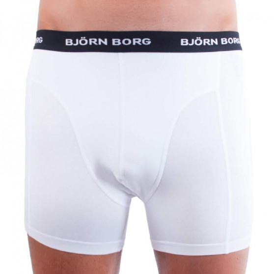 3PACK Boxershorts för herrar Bjorn Borg vit (9999-1028-00011)