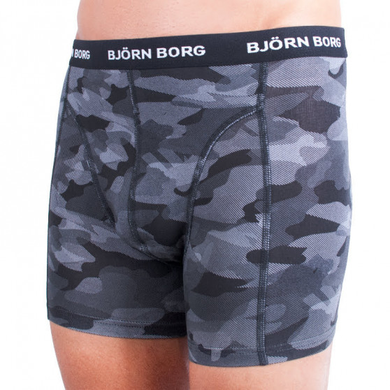 3PACK Boxershorts för herrar Bjorn Borg multicolour (9999-1132-90651)