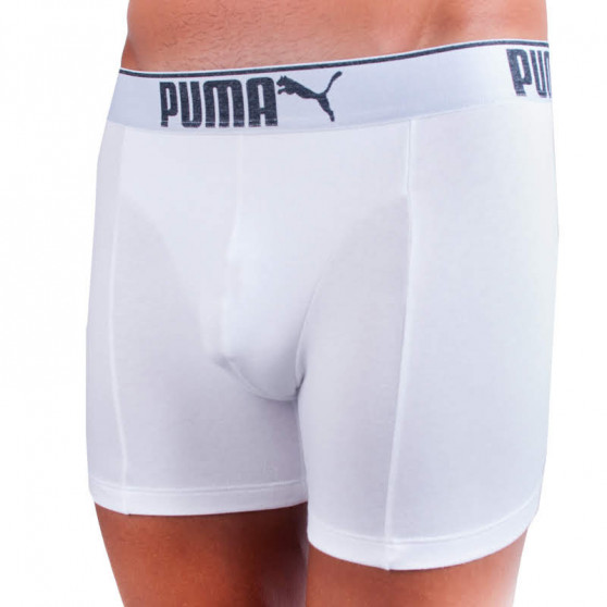 3PACK Boxershorts för herrar Puma vit (681030001 300)