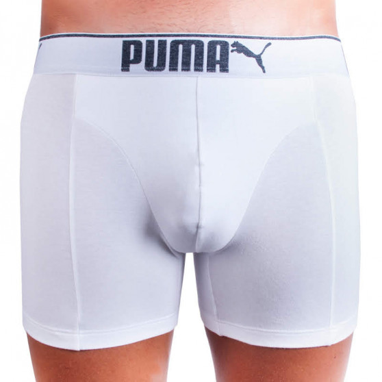 3PACK Boxershorts för herrar Puma vit (681030001 300)