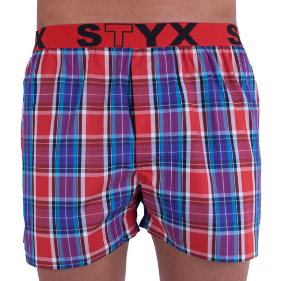 Boxershorts för herrar Styx sport elastisk flerfärgad (B711)