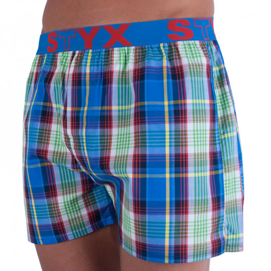 Boxershorts för herrar Styx sport elastisk flerfärgad (B715)