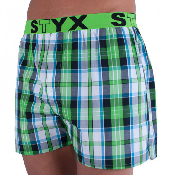 Boxershorts för herrar Styx sport elastisk flerfärgad (B718)