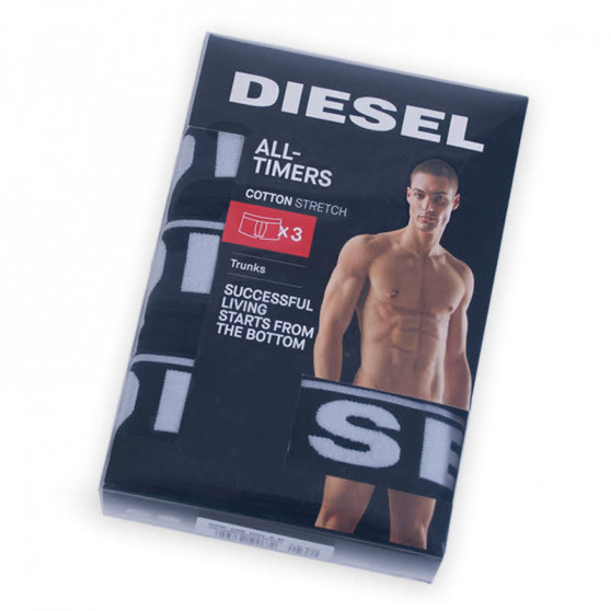 3PACK Boxershorts för herrar Diesel svart (00ST3V-0JKKB-E4101)