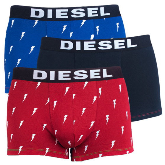 3PACK Boxershorts för herrar Diesel multicolour (00SAB2-0BATE-E4031)