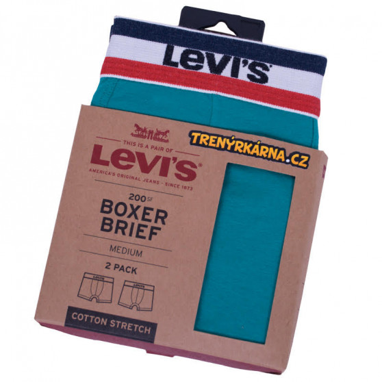 2PACK Boxershorts för herrar Levis multicolour (985016001 315)