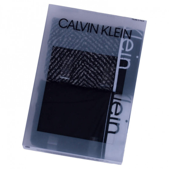 2PACK Boxershorts för herrar Calvin Klein svart (NU8643A-6NS)