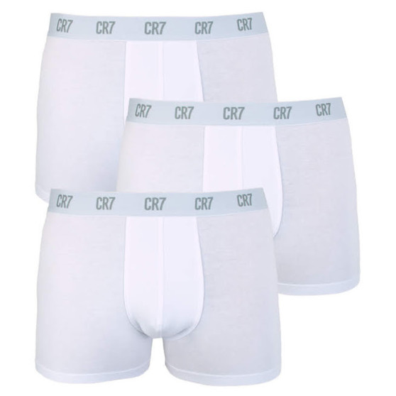 3PACK Boxershorts för herrar CR7 vit (8100-49-100)