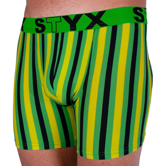 Boxershorts för män Styx lång sport elastisk flerfärgad (U865)